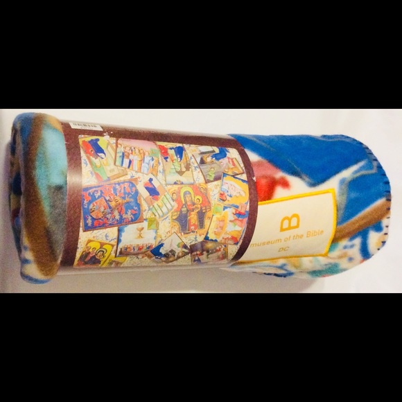 Fleece Throw Museum DC of The Bible Blanket - Picture 1 of 2
